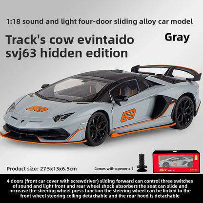 1:18 Scale Luxury Alloy Car Model Fashionable Collectible Vehicle Decoration Blind Box Non-Remote Control Toy from Mainland Chin