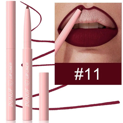 Face Secret Artist Shape Sculpt Lip Liner Pencil Set, Weightless Precise Liner with Super Soft Blendable Texture Matte 12Color
