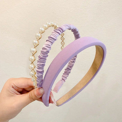 3pcs Set Fashion Girls Women Cloth Hair Bands Headdress Headband Girls Hairband Hair Hoop Female Hair Accessories Headwear