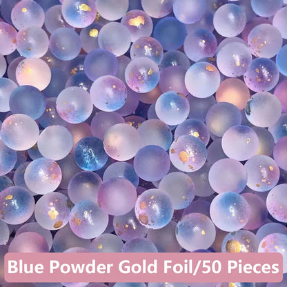 Fish tank frosted glass beads, small fish tank landscaping supplies, micro landscape ecological tank decorations and ornaments