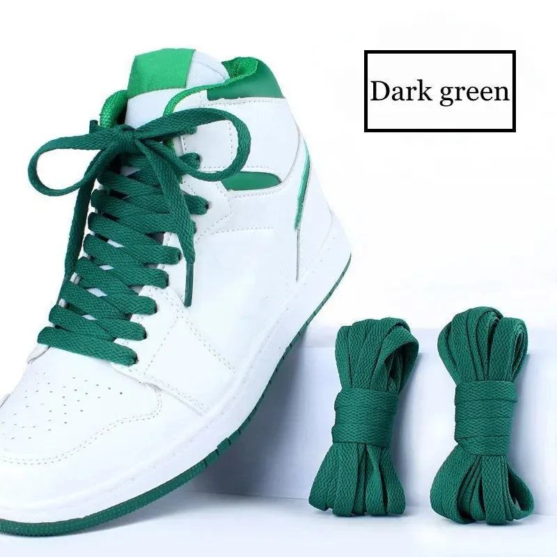 1 pair flat shoes Solid color shoelaces Canvas shoes sports and leisure shoelaces length 100/120/140/160/180cm Shoe accessories
