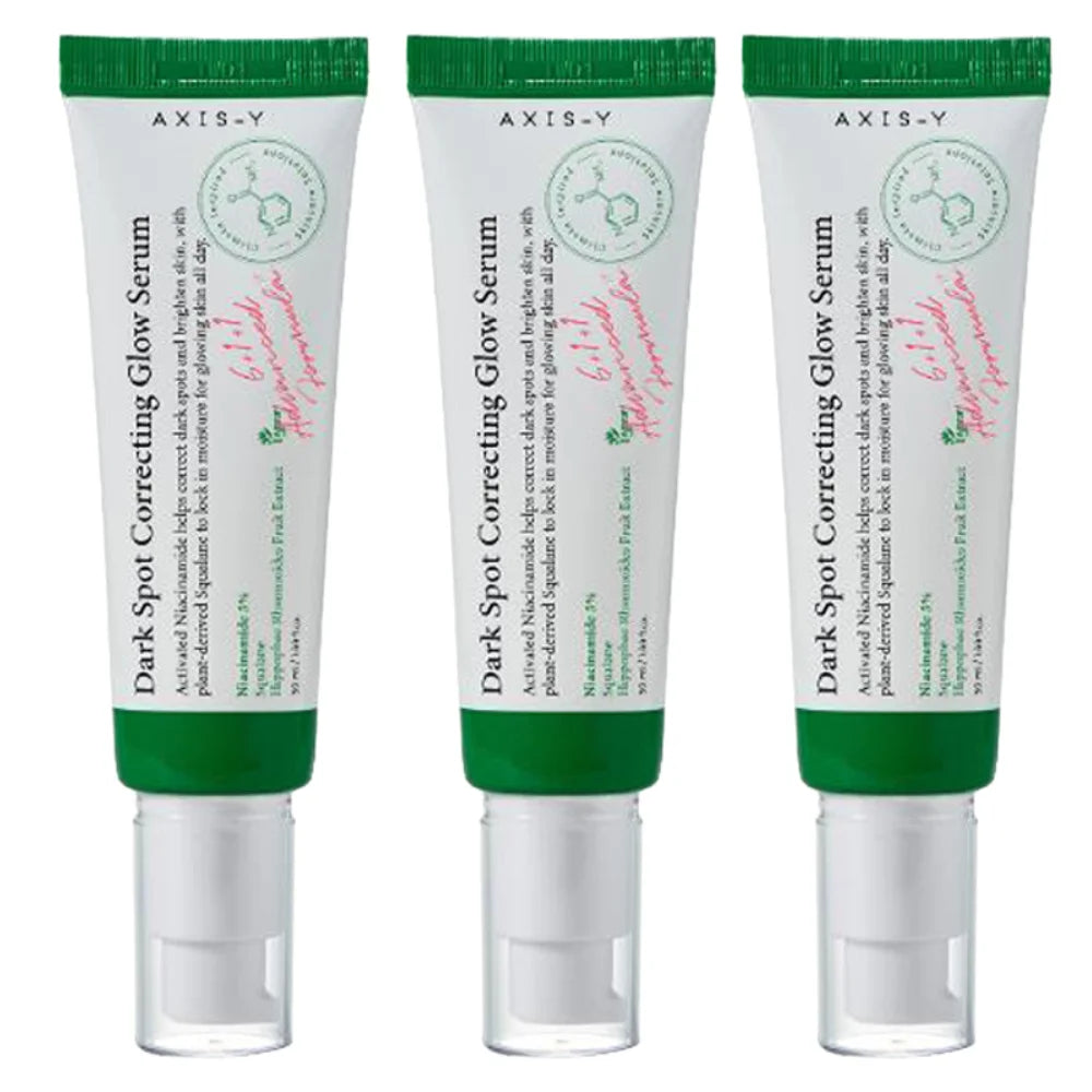 AXIS-Y Dark Spot Correcting Glow Serum Lightens Pigmentation Spots Facial Dark Spots Remover 5% Niacinamide Essence Skin Care