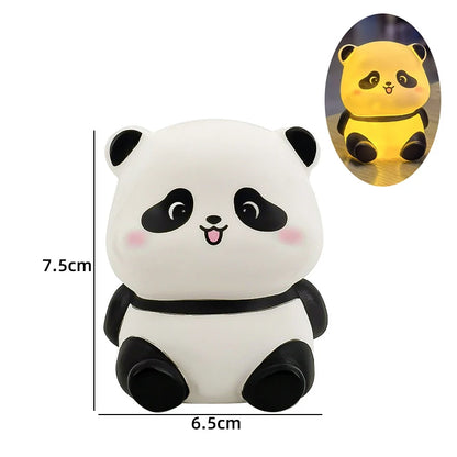 Mini Panda LED Lamp Easter Rabbit Panda Party Souvenirs Gifts Office DeskHome Decor Christmas New Year 2026 Gift Night Light