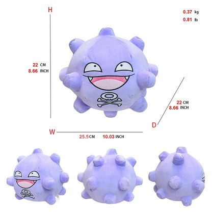 Pokemon Plush Toy Zorua Ludicolo Mr.Mime Koffing Snivy Emolga Raichu Pidgeotto Soft Stuffed Animal Doll Abra Flygon Turtonator