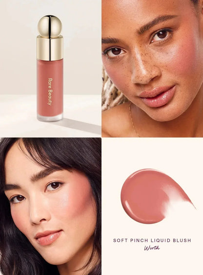 Rare Beauty Lipstick Blush Highlighter Cosmetics Moisturizing Long-Lasting Inspiring Hope Honesty Happiness Joy Makeup with Box