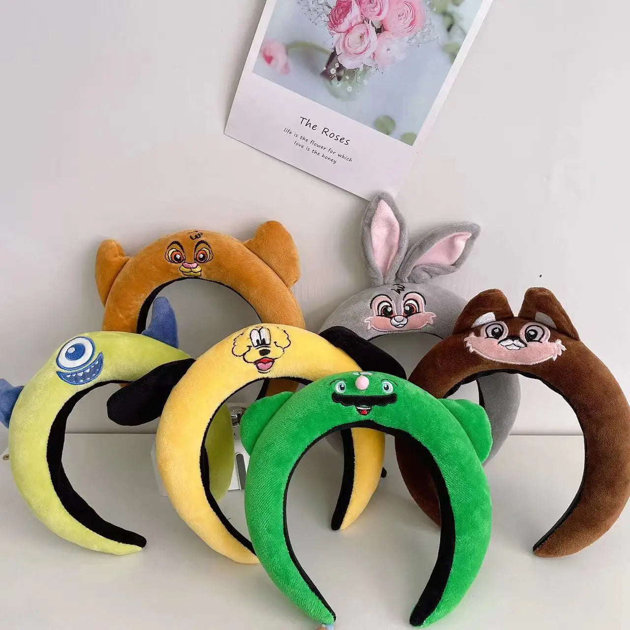 Instagram style Korean super cute doll hairband, internet celebrity face wash hairband, cute and funny hairband headband, female