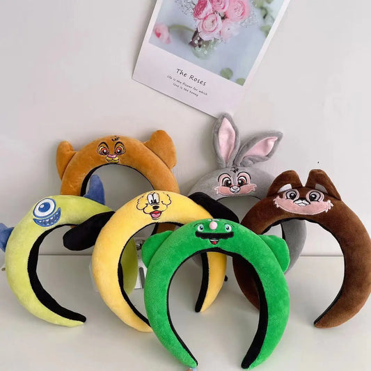 Instagram style Korean super cute doll hairband, internet celebrity face wash hairband, cute and funny hairband headband, female