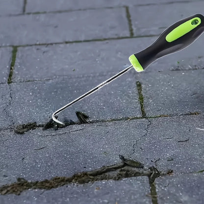 1PC Sturdy and Durable Metal Weeding Hooks, Easy To Organize The Patio Paving Joints Weeds and Moss,Patio Good Helper