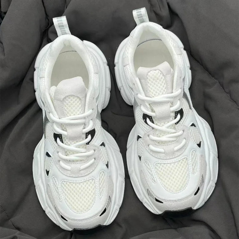 Women's Luxary Sneakers 2025 Mesh Breathable Shoes for Women Sports Running Casual Ladies Fitness Vulcanize Shoes Baskets