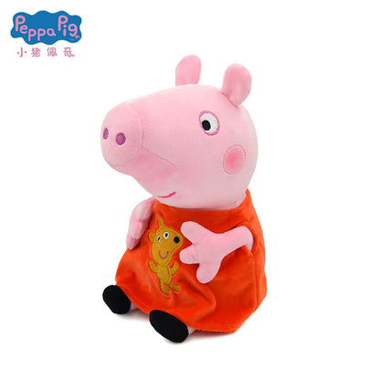 Hot Sale Peppa Pig Plush Toys George Pig Daddy Pig Mom George Dinosaur Family Pig Soft Plush Toys Kid's Gifts Can Be Sent Away