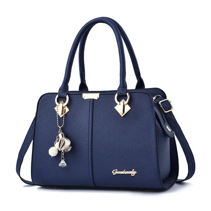 New shoulder Bag leather  Women's luxury designer handbag for 2025 women European and American retro cross body Tote bags