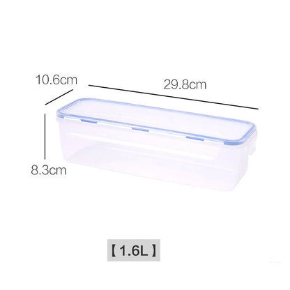 Plastic Bread Storage Box Airtight Food Storage Container Sandwich Bread Keeper With Lid Loaf Bread Container Kitchen Organizer