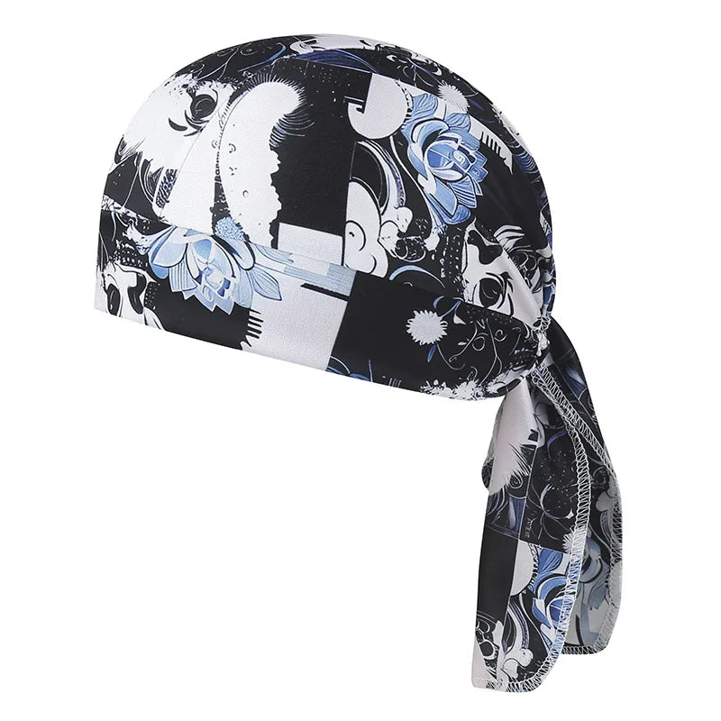 Camouflage Headband Handkerchief Head Man Pirate Hat Cycling Hood Sun Protection Sport Breathable Printed Headscarf Bandana