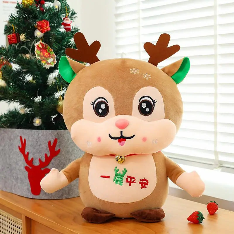 Hot Selling New Products  Cute Santa Claus Plush Toys  Christmas Trees  Snowmen  Deer, Girls' Christmas Ornaments Gifts In Stok