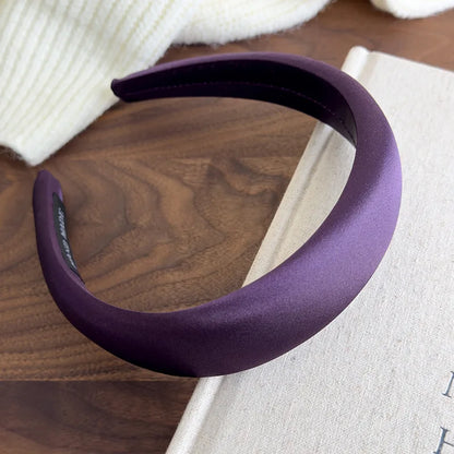 Wide Headbands for Women Purple Hair Hoop Hairbands Girls Female Fashion Hair Band Headband Hair Accessories Headdress Headwear