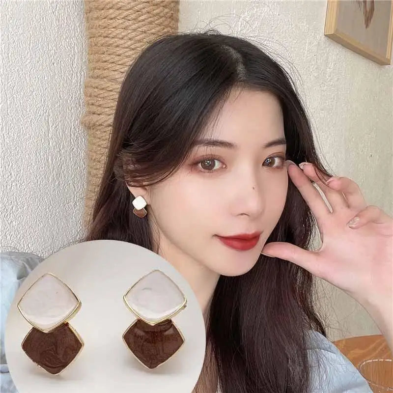 925 Silver Needle Korean Fashion Crystal Flower Earrings For Women Jewelry 2026 Trending  Women's French Pearl Earrings z40