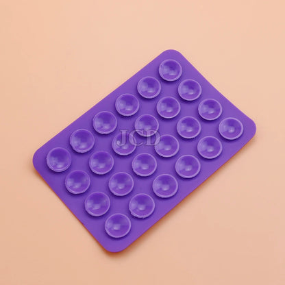 Silicone Suction Pad Back Sticker Suction Cup Phone Holder Silicone Cup Mat Smartphone Wall Stand Fixed For Glass Ceramic Tiles