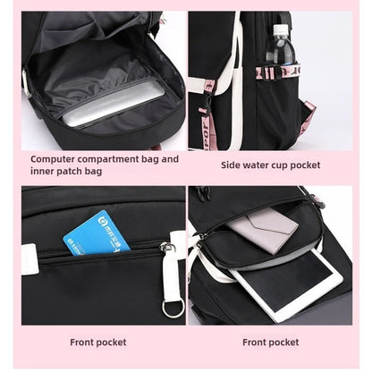 Large Laptop Backpack High Quality Versatile Schoolbag for Middle School College Teenagers Stylish Student Travel Daybag