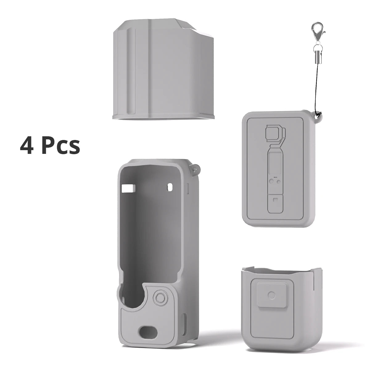 Silicone Case for DJI OSMO Pocket 3 Protective Cover Pocket3 dji Accessories Quality Material case for Osmo Pocket 3