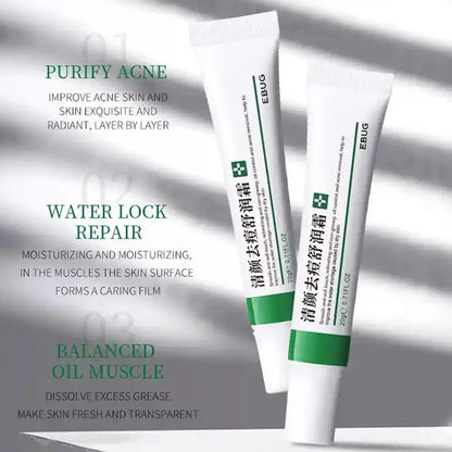 EBUG Skin Care Duo - 20g Whitening Dark Spot Cream + 20g Acne Removal Cream Hydrating Brightening Soothing Facial Care Set