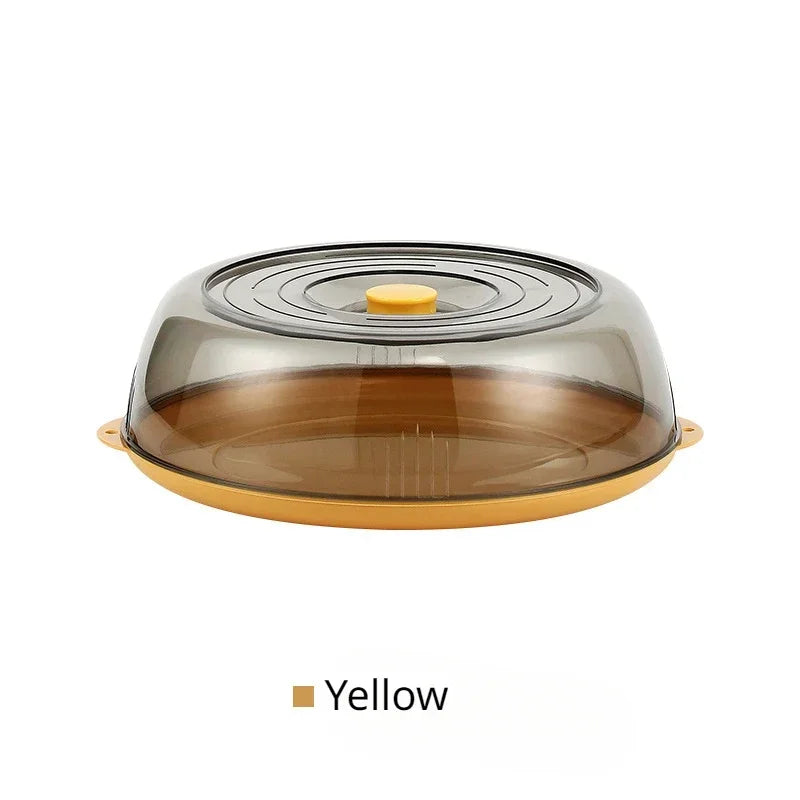 Household Food Insulation Cover Transparent Stackable Dust-Proof Insect Food Insulation Cover Kitchen Gadgets Reusable
