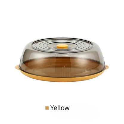 Household Food Insulation Cover Transparent Stackable Dust-Proof Insect Food Insulation Cover Kitchen Gadgets Reusable