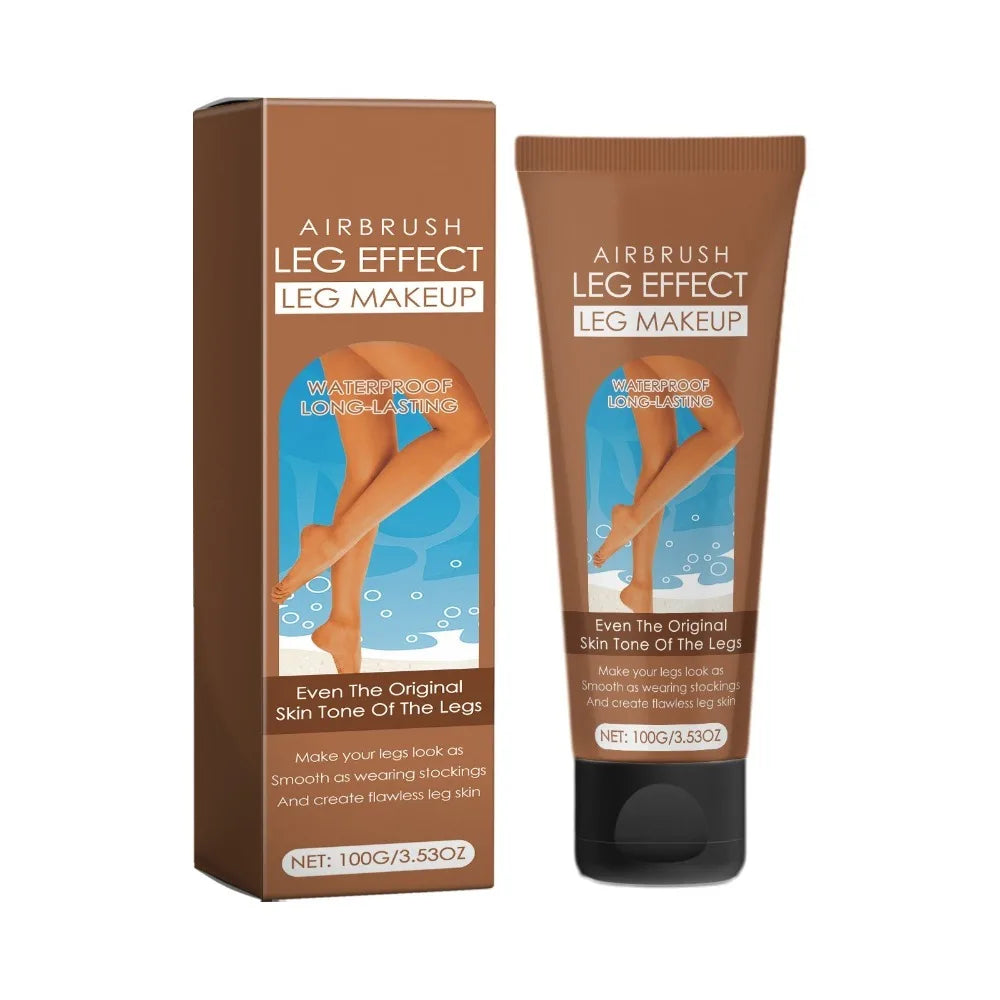 High Quality Waterproof Leg Makeup Long Lasting Anti-Transfer Liquid Foundation Even Skin Tone Body Tanning Cream Body Makeup