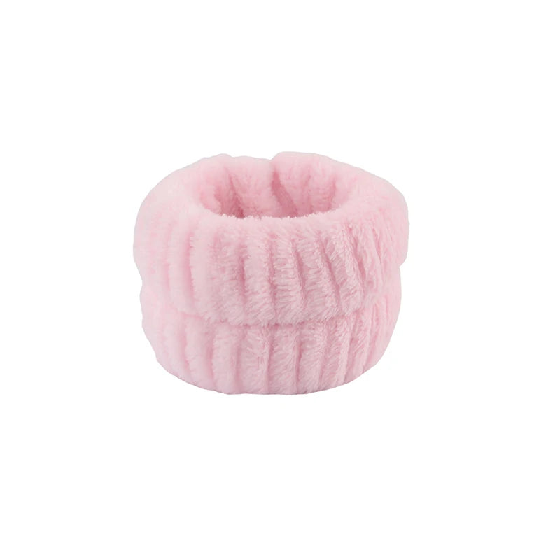 Wash Face Wristband Set Headbands Spa Bathroom Accessories Set Water Absorption Waterproof Wristbands Women Girls Sweatbands