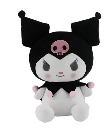 *New Kawaii 25cm Sanrio Plush Toy Jade Dog Kuromi Dressing Doll Doll Plush Toy Stuffed Animal Patung Dolls Birthday Gift