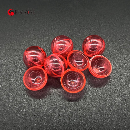 Very Small Mini Tiny 20Pcs 0.67/0.68Inch 17MM 1.7cm Empty Plastic Capsule Toys Surprise Balls Eggshell Container Prop Training