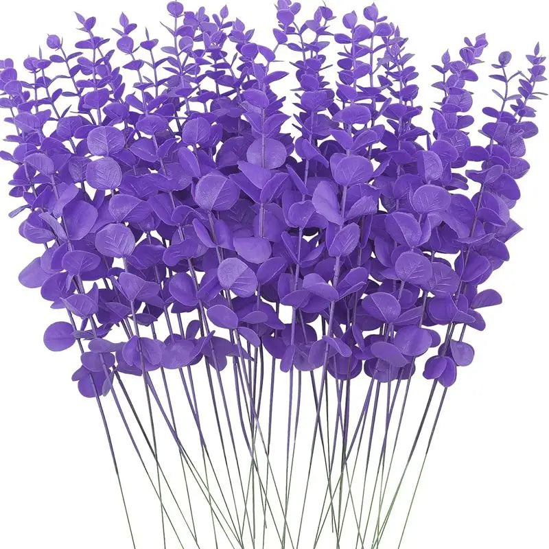 Artificial Eucalyptus Leaves branch Hotsale Holiday Party christmas Diy gift Home Vase Wedding bridal bouquet  Accessories decor