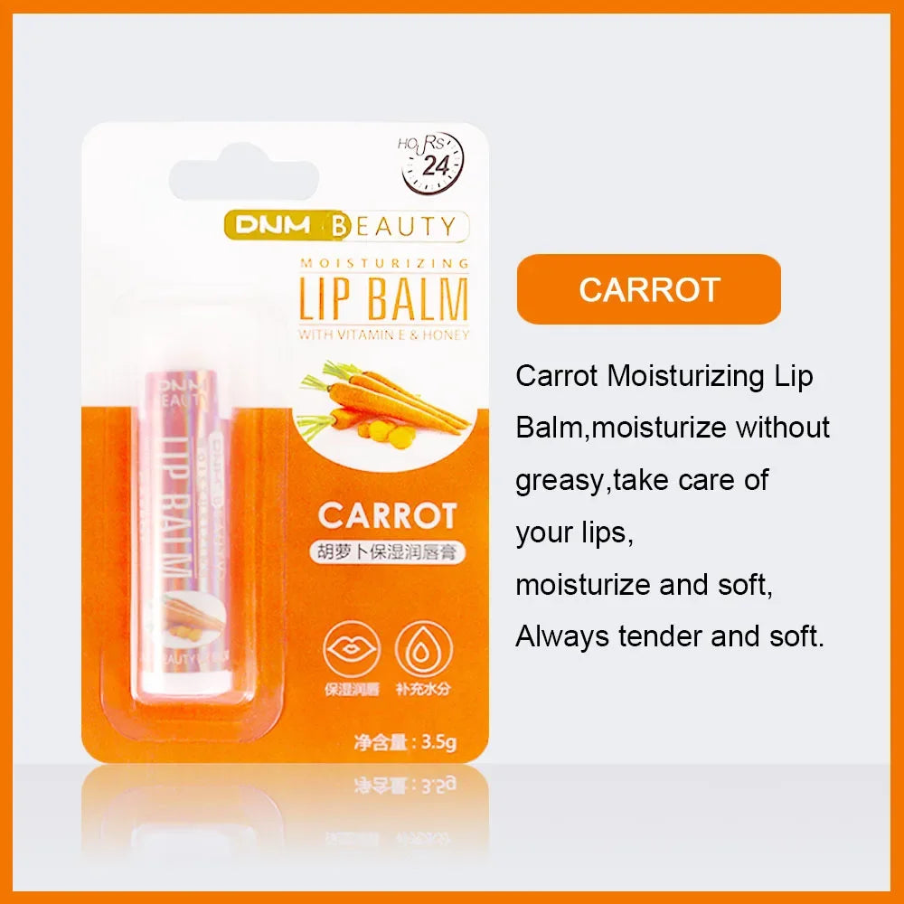 Fresh Fruit Lip Balm Lip Oil Moisturizing Clear Transparent Lipstick Long Lasting Hydrating Lipgloss Cosmetic Lip Gloss Base Gel