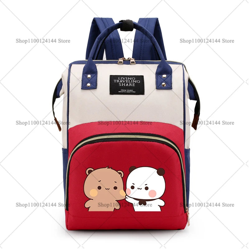 Bubu Dudu Backpack Bag Mummy Yier Bear Panda Bag Mom Baby Multi-function Waterproof Outdoor Travel Diaper Bags for Baby Care