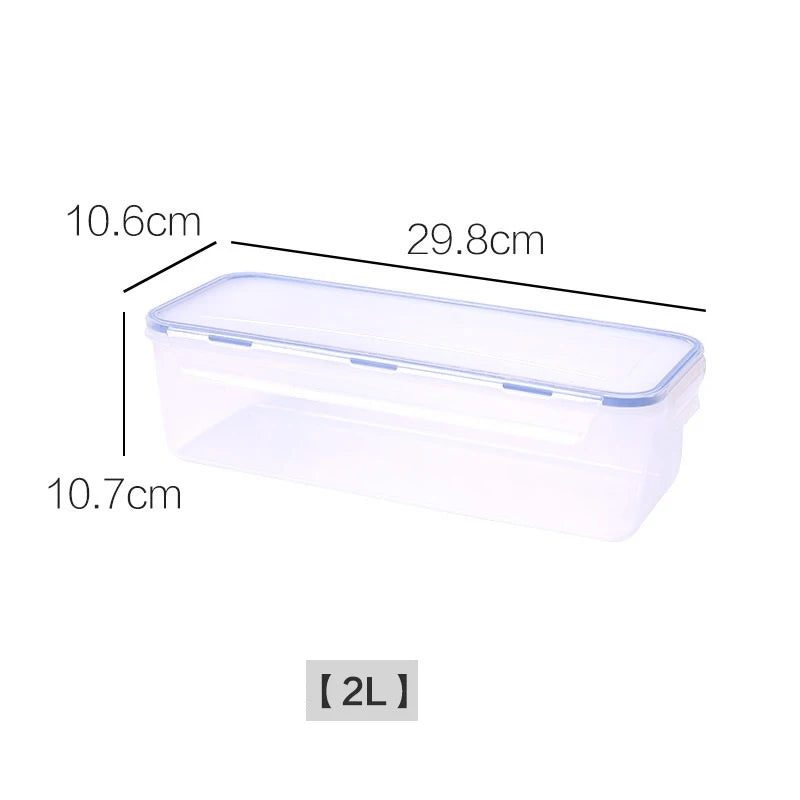 Plastic Bread Storage Box Airtight Food Storage Container Sandwich Bread Keeper With Lid Loaf Bread Container Kitchen Organizer