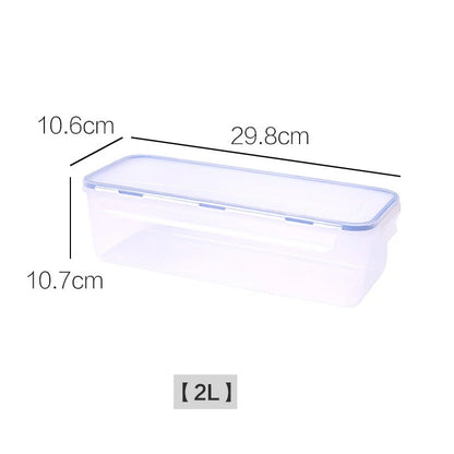 Plastic Bread Storage Box Airtight Food Storage Container Sandwich Bread Keeper With Lid Loaf Bread Container Kitchen Organizer