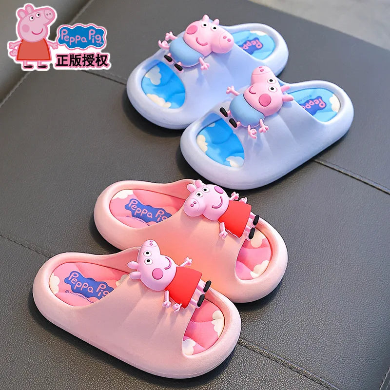 Peppa Pig Summer Girls' Sandals 2025 New style Non slip Indoor Bathing Slippers for Children at Home