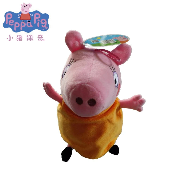 Hot Sale Peppa Pig Plush Toys George Pig Daddy Pig Mom George Dinosaur Family Pig Soft Plush Toys Kid's Gifts Can Be Sent Away