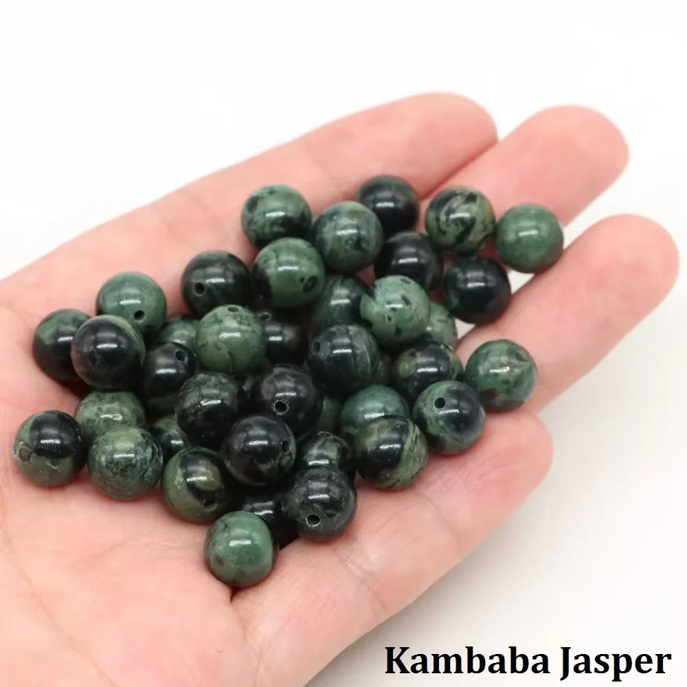 4 6 8 10mm Natural Black Tourmaline Beads Round Smooth Loose Stone Bead For Jewelry Making Diy Bracelet Necklace Accessories