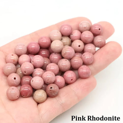 4 6 8 10mm Natural Black Tourmaline Beads Round Smooth Loose Stone Bead For Jewelry Making Diy Bracelet Necklace Accessories