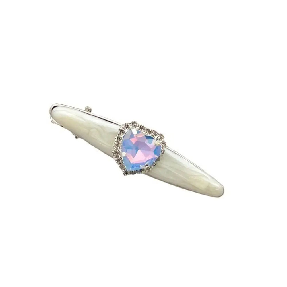 5Pcs/Set Trendy Sweet Galaxy Pink Hair Clips Cool Shiny Heart Shape Hairpins Star Pentagram Rhinestone Barrettes Women Girls