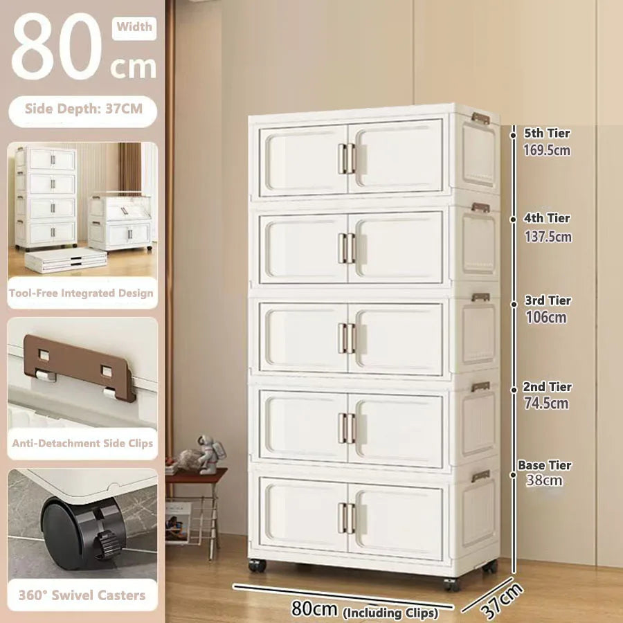 Storage Cabinet Installation Free Storage Cabinet Baby and Kidsren's Clothing Storage Box Snack Plastic Foldableing Storage Cabinet Folding Storage Cabinet Organizer