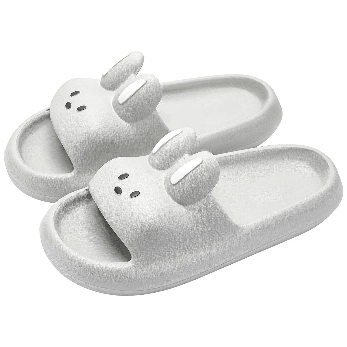Pillow Rabbit Slippers for Women and Men | House Slides Shower Sandals | Extremely Comfy | Cushioned Thick Sole