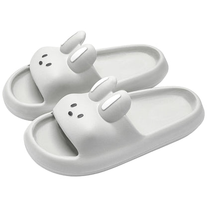 Pillow Rabbit Slippers for Women and Men | House Slides Shower Sandals | Extremely Comfy | Cushioned Thick Sole