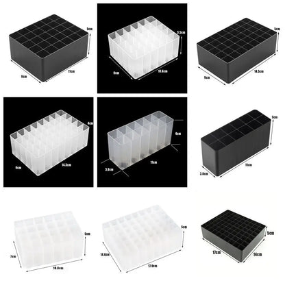 Simple 12/24/30/40/48/80/100 Slots Pen Holder Large-capacity Multifunctional Brush Pen Storage Rack Marker Pen Holder