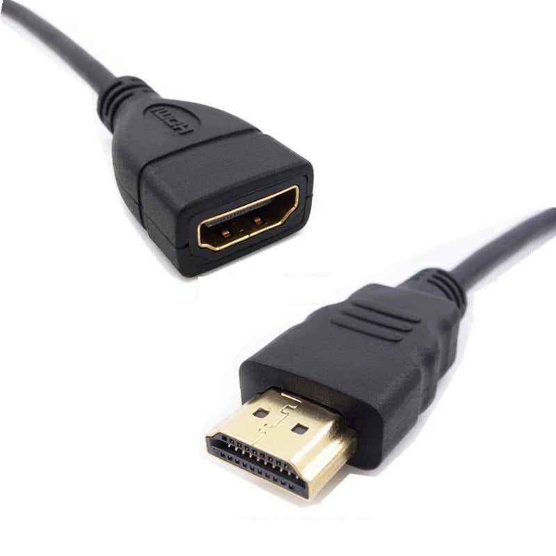 15cm/30cm/50cm/1m/1.5m/2m/3m HDMI male to female extension cable version 1.4 HDMI high-definition video adapter extension cable