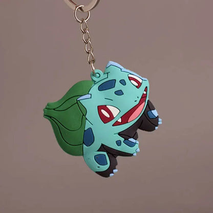 Pokemon Keychain Pikachu Anime Action Figure Toy Kawaii Cartoon Fashion Charmander Psyduck Doll Keyring Car Bag Pendant Kid Gift