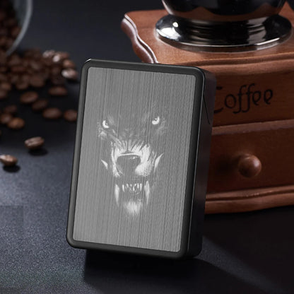 Hold 20 Cigarettes Case Individuality Pattern ABS Automatic Cover Cigarette Case Anti Pressure Waterproof Box