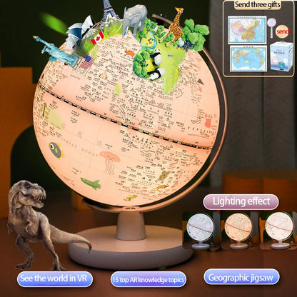 Globe decoration AR intelligent pronunciation desk lamp creative birthday gift for children
