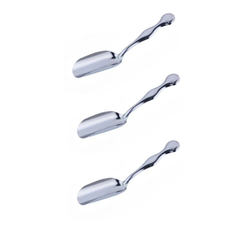 1pc Whole Grain Scoop Tea Spoon Stainless Steel Large Scoop Opening Suitable for Whole Grains Coffee Powder Beans