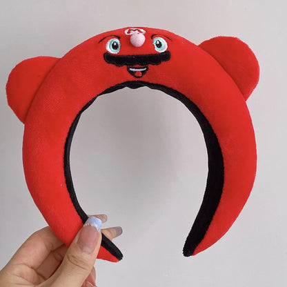 Instagram style Korean super cute doll hairband, internet celebrity face wash hairband, cute and funny hairband headband, female
